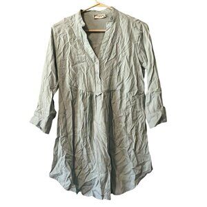 Magazine‎ 100% Cotton Blouse Women’s Size Medium Tunic Peasant Cottagecore